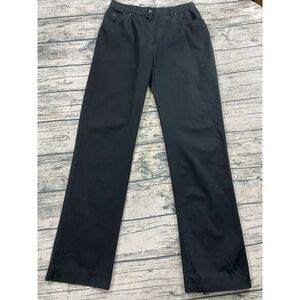 Weekend Max Mara Womens Denim Jeans US 12 (32x31) Black Straight‎ Leg Italy